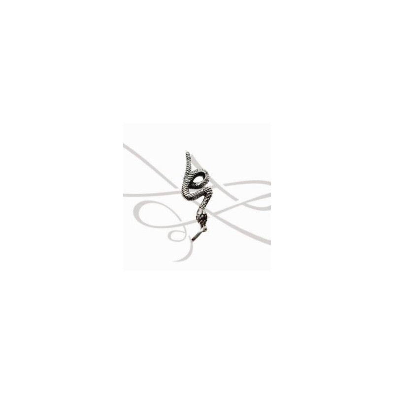 DIJE PLATA VIBORA RELIEVE