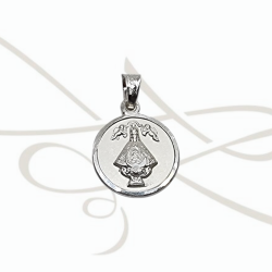 DIJE PLATA VIRGEN JUQUILA DIAMANTADA