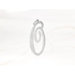 DIJE RECUBRIMIENTO DE PLATA CURSIVA O LISO