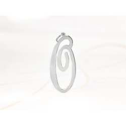 DIJE RECUBRIMIENTO DE PLATA CURSIVA O LISO