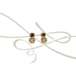 DORMILONA ESPIRAL ZIRCONIA ORO 10K