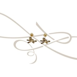 DORMILONA LIBELULA LISA MINI ORO 10K