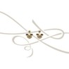 DORMILONA MICKEY OREJAS ZIRCONIA ORO 10K