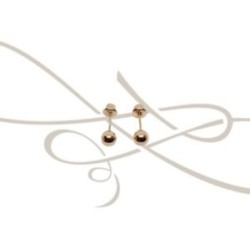 DORMILONA MINI BOLA ORO ROSA 10K