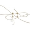 DORMILONA MINI CIRCULO LISO ORO 10K