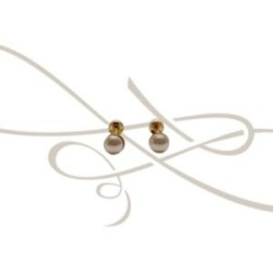 DORMILONA MINI CONO PERLA ORO 10K