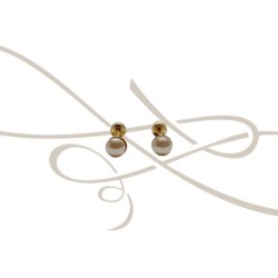 DORMILONA MINI CONO PERLA ORO 10K