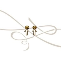 DORMILONA MINI FLECHA ORO 10K