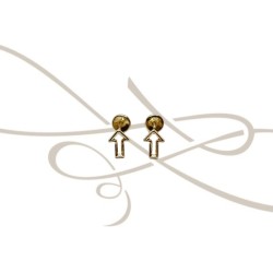 DORMILONA MINI FLECHA ORO 10K