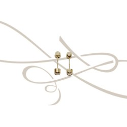 DORMILONA MINI TAMBOR ZIRCONIA ORO 10K