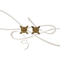 DORMILONA NUDO DE BRUJA ZIRCONIA ORO 10K