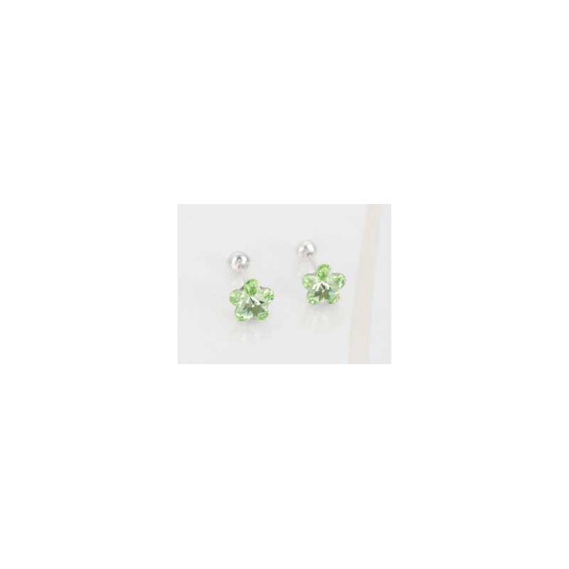 DORMILONA PLATA FLOR MEDIANA ZIRCONIA