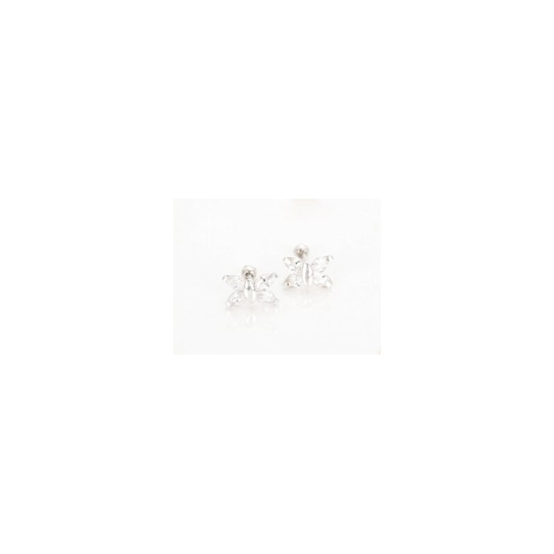 DORMILONA PLATA MARIPOSA COMPLETA ZIRCONIA