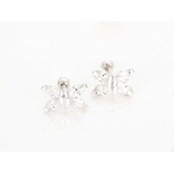 DORMILONA PLATA MARIPOSA COMPLETA ZIRCONIA