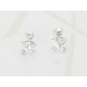 DORMILONA PLATA NIÑO GORRA ZIRCONIA
