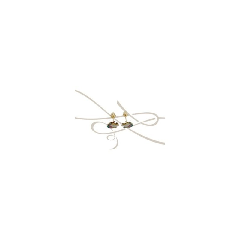 DORMILONA UNICORNIO ESMALTADO ORO 14K