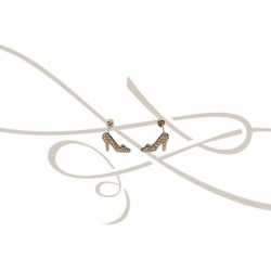 DORMILONA ZAPATILLA ZIRCONIA ORO 10K