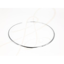 GARGANTILLA ACERO CIRCULAR PLANA LISO