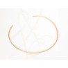 GARGANTILLA ORO LAMINADO CIRCULAR PLANA LISO