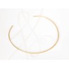 GARGANTILLA ORO LAMINADO CIRCULAR PLANA LISO