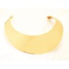 GARGANTILLA ORO LAMINADO EXTRA ANCHA LISO