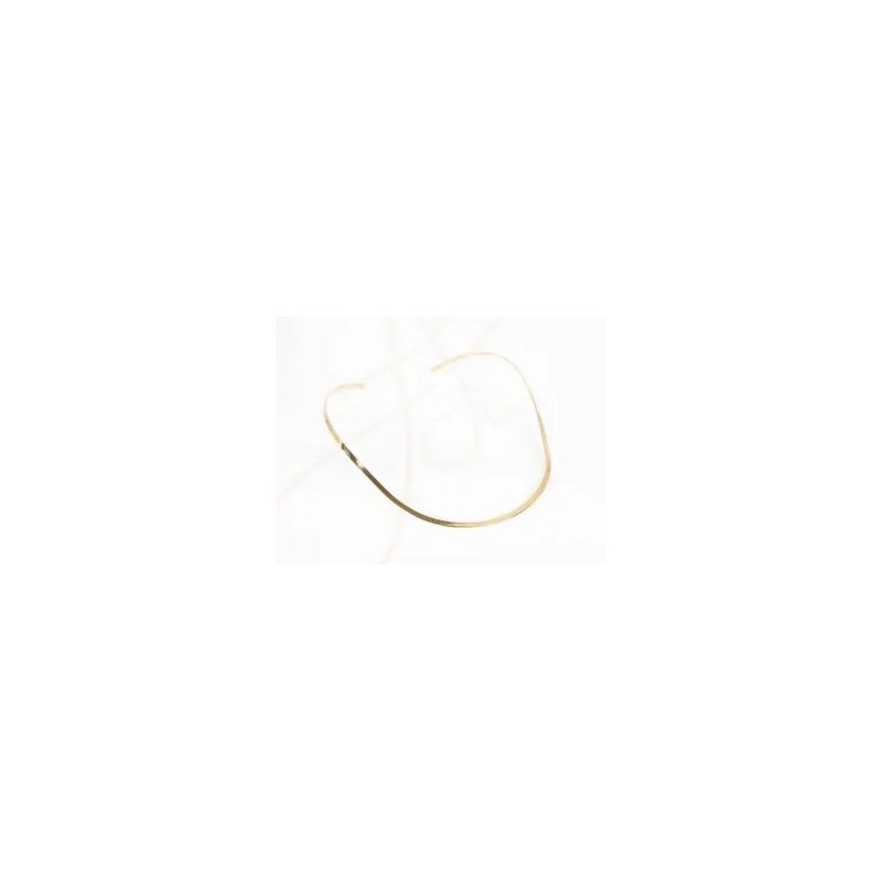 GARGANTILLA ORO LAMINADO SENCILLA GRANDE LISO
