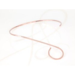 GARGANTILLA RECUBRIMIENTO DE ORO ROSA ESE LISO