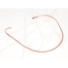 GARGANTILLA RECUBRIMIENTO DE ORO ROSA SENCILLA CHICA LISO