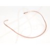 GARGANTILLA RECUBRIMIENTO DE ORO ROSA SENCILLA CHICA LISO