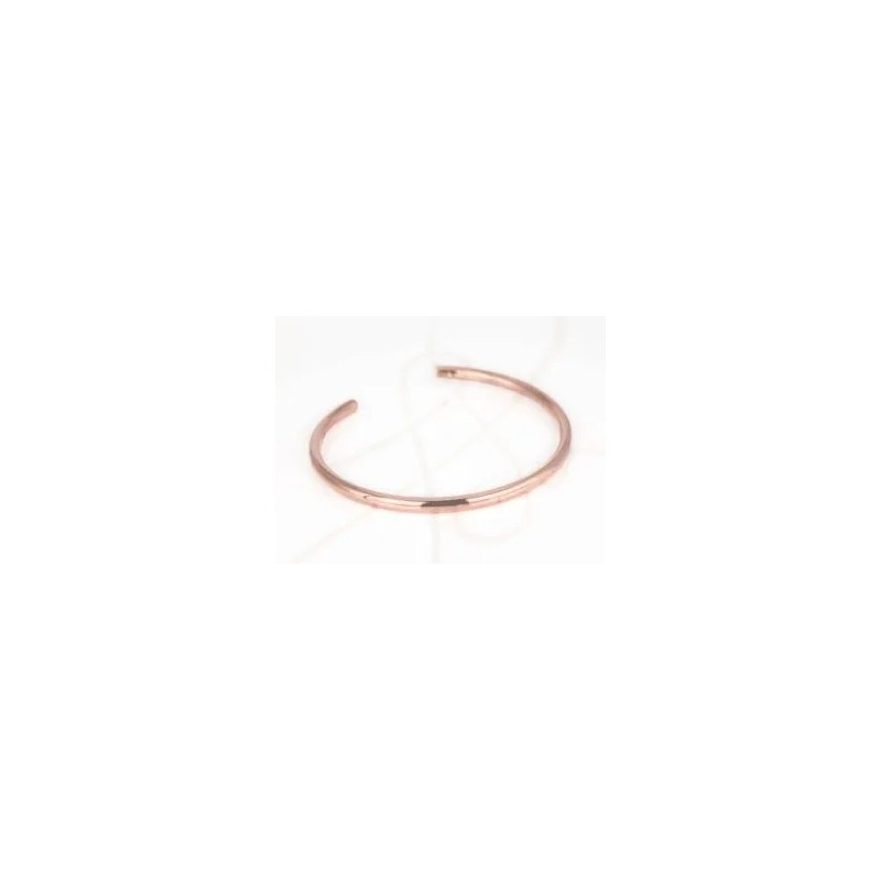 GARGANTILLA RECUBRIMIENTO DE ORO ROSA TUBULAR GRUESA LISO