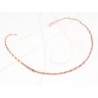 GARGANTILLA RECUBRIMIENTO DE ORO ROSA ZIGZAG CHICO LISO