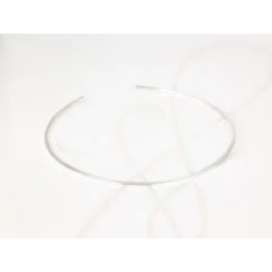 GARGANTILLA RECUBRIMIENTO DE PLATA CIRCULAR PLANA LISO