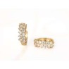HUGGIES BISUTERIA DORADO DOBLE ZIRCONIA