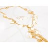 JUEGO ORO LAMINADO CONCHA NACAR CADENA