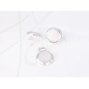 JUEGO PLATA CIRCULO GRANDE ESMALTADO