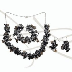 JUEGO PLATA COMPLETO TEJIDO ONIX