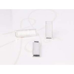 JUEGO PLATA RECTANGULO LARGO ESMALTADO