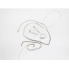 JUEGO PLATA RODIZADA SET COMPLETO V TOPACIO BLANCO