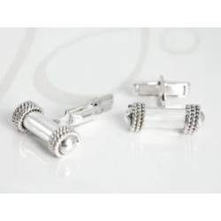 MANCUERNILLA PLATA MARTILLO TORSAL LISO