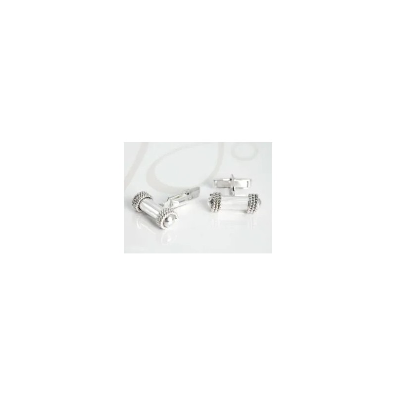MANCUERNILLA PLATA MARTILLO TORSAL LISO