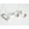 MANCUERNILLA PLATA MARTILLO TORSAL LISO
