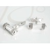 MANCUERNILLA PLATA MARTILLO TORSAL LISO