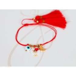 PULSERA BORREGO Y DIJES MIYUKI