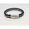 PULSERA CADENA BIKER NEGRO