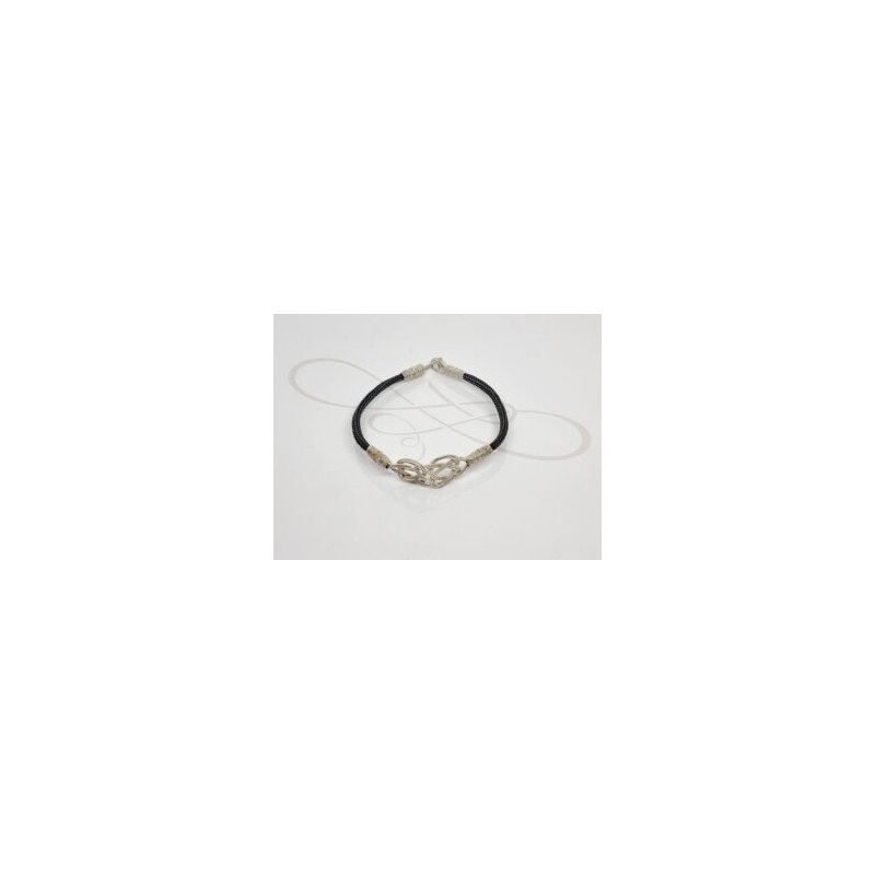 PULSERA CELTA PLATA TEJIDA