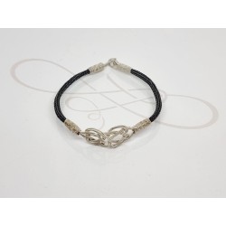 PULSERA CELTA PLATA TEJIDA