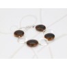 PULSERA CON DIJE PLATA CIRCULOS PIEDRA OT
