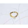 PULSERA CON DIJE PLATA SAN BENITO PIEDRA AB