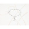 PULSERA CON DIJE RECUBRIMIENTO DE PLATA MISTERIO CHICO LISO