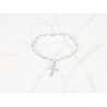 PULSERA CON DIJE RECUBRIMIENTO DE PLATA MISTERIO CHICO LISO